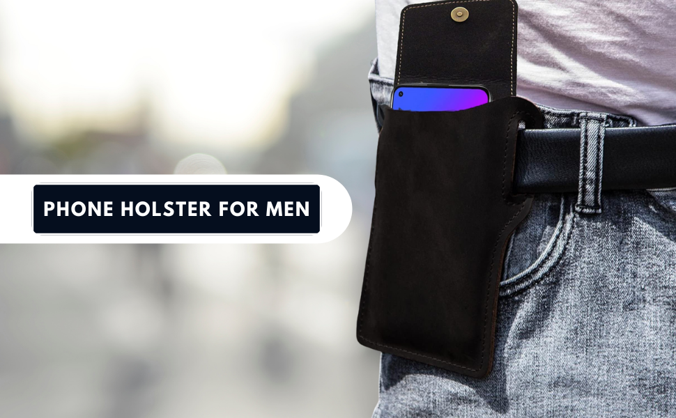 surya online holster for mobile cell phone holster unisex leather mobile pouch waist belt case 