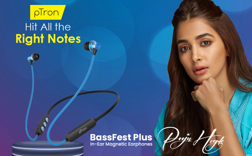 pTron Bassfest Plus wireless headphones