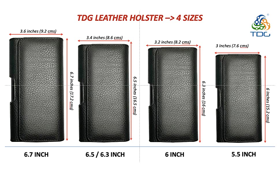 TDG leather holster belt pouch 