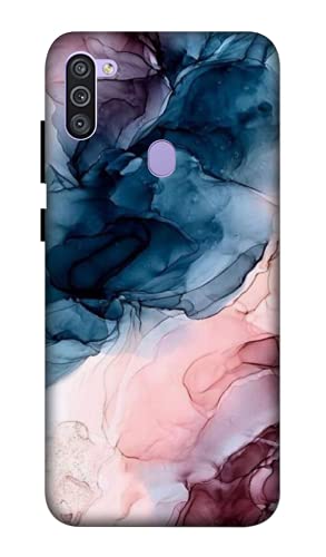 NDCOM Marble Color Printed Hard Mobile Back Cover Case for Samsung Galaxy M11