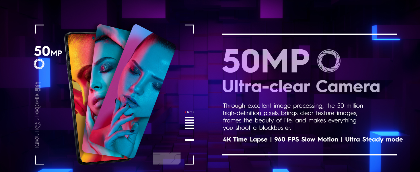 50MP ultra-clear Camera