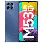 Samsung Galaxy M53 5G (Deep Ocean Blue, 8GB, 128GB Storage) | 108MP | sAmoled+ 120Hz | 16GB RAM with RAM Plus | Travel Adapter to be Purchased Separately