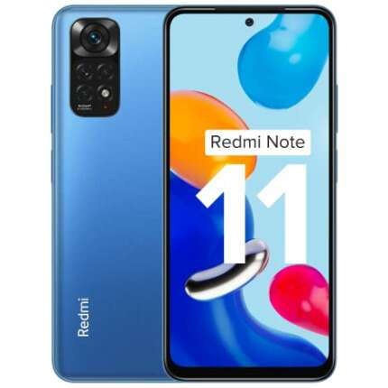 Redmi Note 11 (Horizon Blue, 6GB RAM, 64GB Storage)|90Hz FHD+ AMOLED Display | Qualcomm® Snapdragon™ 680-6nm | Alexa Built-in | 33W Charger Included | Get 2 Months of YouTube Premium Free!
