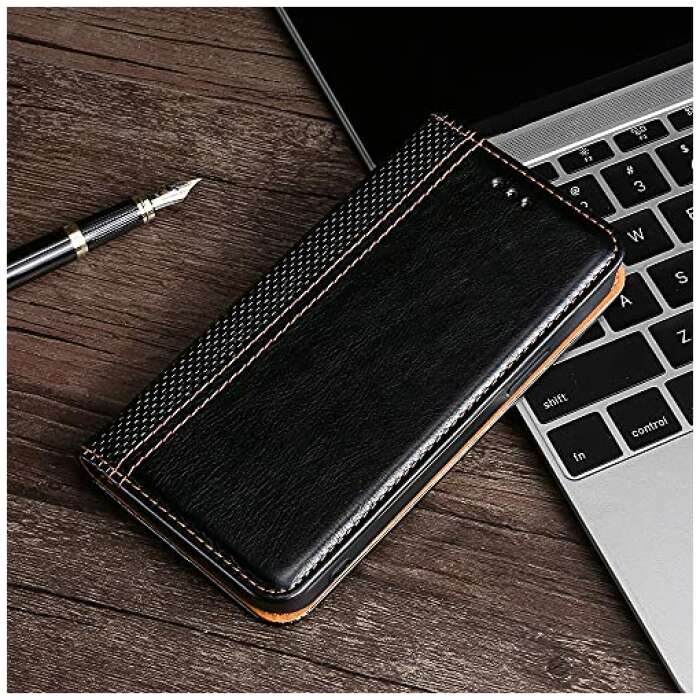 Mobile Phone Case for Samsung Galaxy A71 5G Grid Texture Magnetic PU + TPU Horizontal Flip Leather Case with Holder & Card Slot Phone Accessories