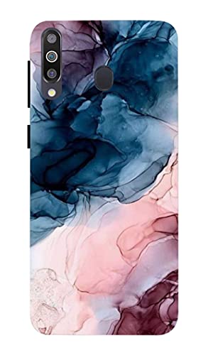 NDCOM Marble Color Printed Hard Mobile Back Cover Case for Samsung Galaxy M30