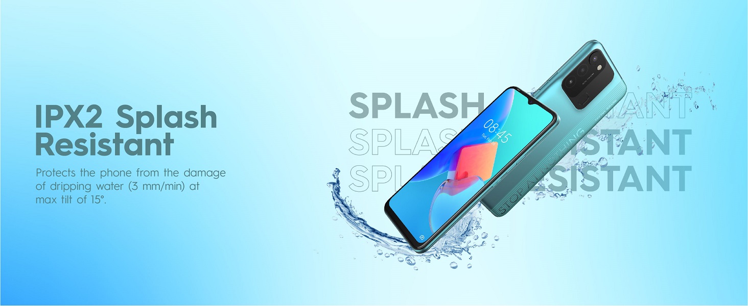 IPX2 Splash Resistant