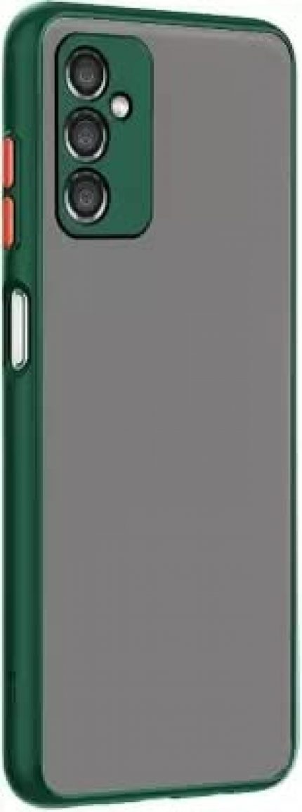 OxMore Back Cover for Samsung Galaxy F-23 (5G) (TPU | Flexible | Shockproof | Hard) Smoke Matte Back Cover (Green)