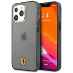Ferrari iPhone 13 Pro Case [Official Licensed] by CG Mobile | Shadow | Shock Absorption Protective Case/Cover Designed for iPhone 13 Pro (6.1-Inch, 2021) - Black Shadow