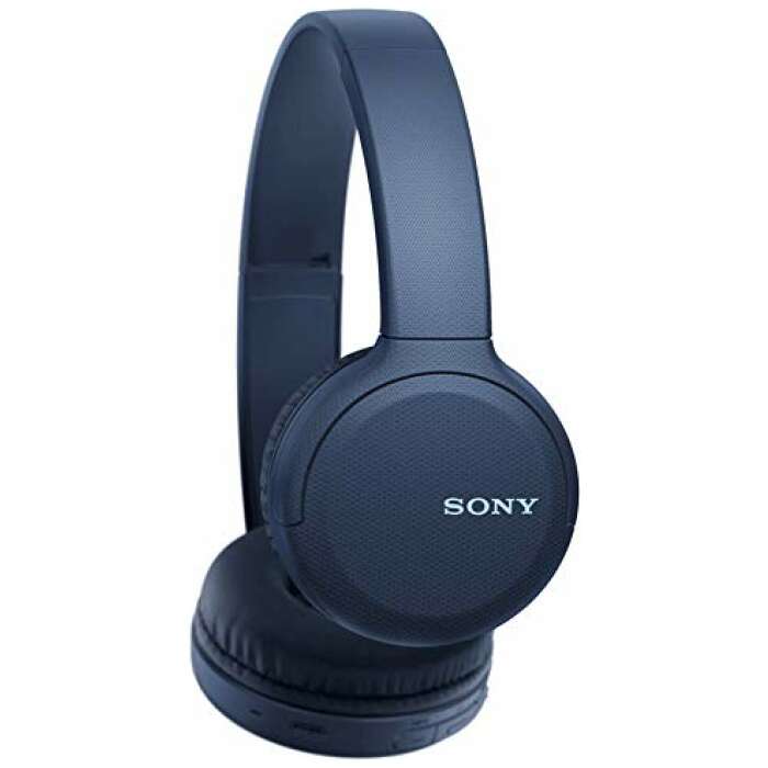 Sony Wh-Ch510 Bluetooth Wireless On Ear Headphones Up-To 35Hrs Playtime Lightweight, Type-C, Play/Pause Control, 30Mm Driver, Bt Version 5.0 & Voice Assistant Support For Mobiles - Blue
