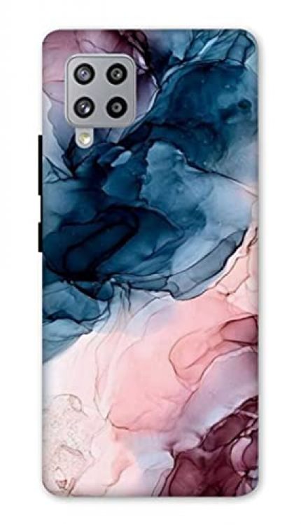 NDCOM Marble Color Printed Hard Mobile Back Cover Case for Samsung Galaxy F22