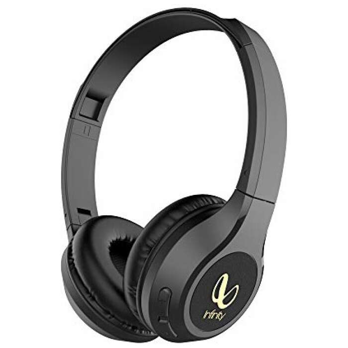 Infinity (JBL) Glide 510, 72 Hrs Playtime with Quick Charge, Wireless On Ear Headphone with Mic, Deep Bass, Dual Equalizer, Bluetooth 5.0 with Voice Assistant Support (Black)