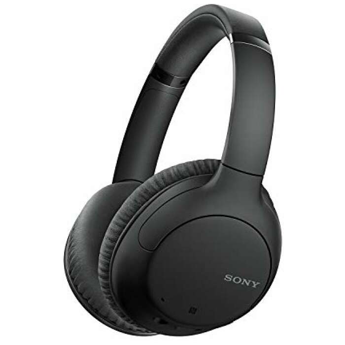 Sony WH-CH710N Active Noise Cancelling Wireless Headphones Bluetooth Over The Ear Headset with Mic for Phone-Call, 35Hrs Battery Life, Aux, Quick Charge and Google Assistant Support for Mobiles -Black