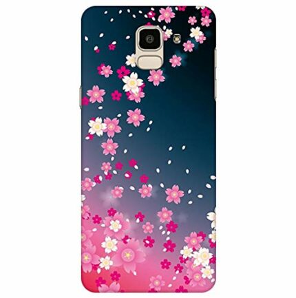 Arvi Enterprise Flowers Slim Light Weight Back Cover for Samsung Galaxy J6/On6 Infinity (2018)