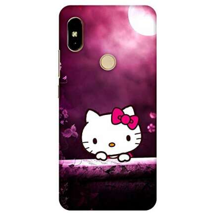 Arvi Enterprise Kitty Pink 5 Slim Light Weight Back Cover for Xiaomi Redmi Mi Y2 Or S2