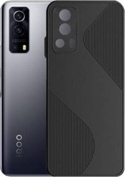 CellKraft Back Cover for iQoo Z3 (5G) (TPU | Flexible | Shockproof | Silicon) (Black)
