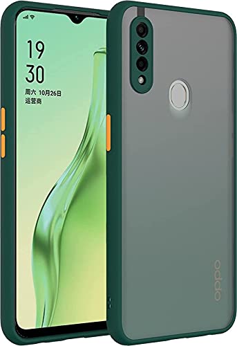 Glaslux (Camera Protection) Matte Case Cover for Oppo A31 - Dark Green