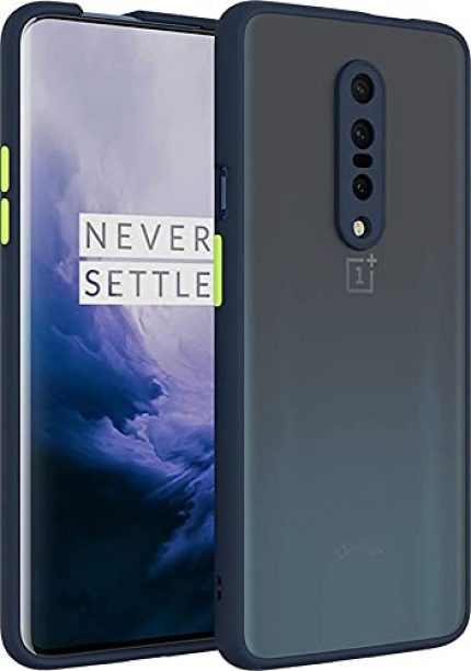 Glaslux Matte Translucent Camera Protection Case Cover for OnePlus 7 Pro - Blue
