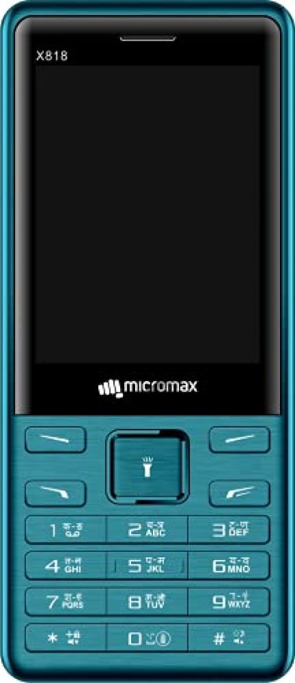 Micromax X818 Blue