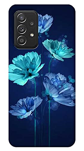 NDCOM Beautiful Floral Art Printed Hard Mobile Back Cover Case for Samsung Galaxy A52s 5G