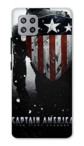 NDCOM Captain America Printed Hard Mobile Back Cover Case for Samsung Galaxy M32
