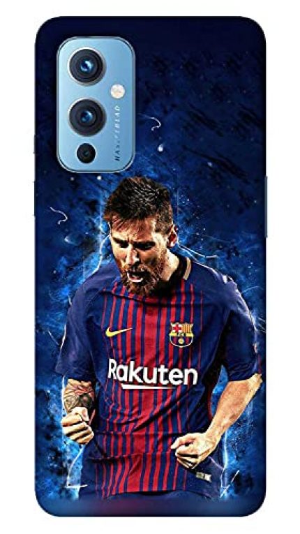 NDCOM Leonel Messi Football Sports Printed Hard Mobile Back Cover Case for OnePlus 9