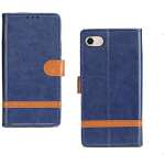 Pinaaki Enterprises Gionee S10 Lite Flip Cover I with Card Pockets | Wallet Stand |Complete Protection Designer Flip Case for Gionee S10 Lite - Blue with Stripe