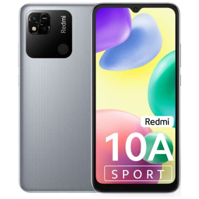 Redmi 10A Sport (Slate Grey, 6GB RAM, 128GB Storage) | 2 Ghz Octa Cor Helio G25 | 5000 mAh Battery | Finger Print Sensor | Upto 8GB RAM with RAM Booster