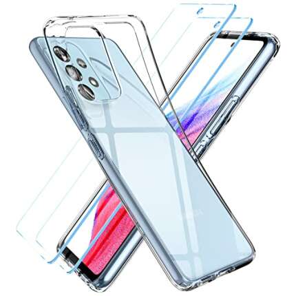 Spigen Crystal Pack Back Cover Case Compatible with Samsung Galaxy A53 5G (TPU | Crystal Clear)