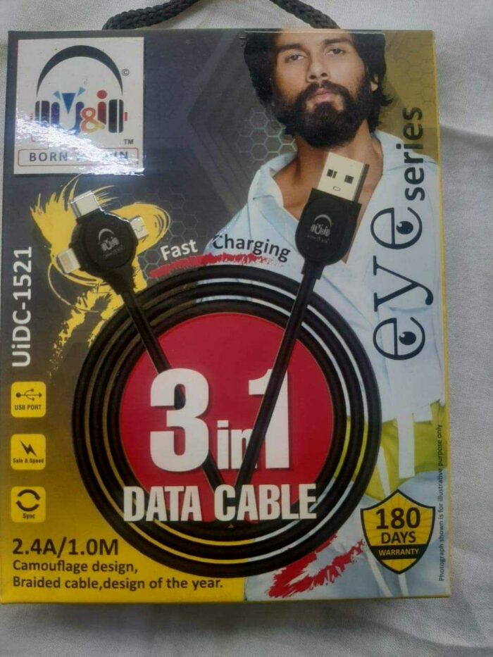 UiDC 1521 Data Cable 3 in 1