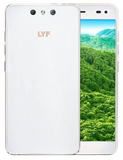 Xifo LYF Earth 1 (3GB RAM, 32GB Storage) 4G Smartphone in White Colour