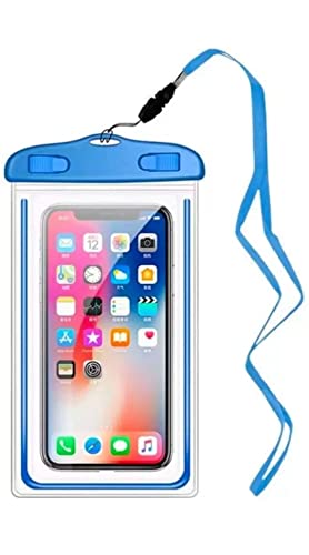 menaso Waterproof Pouch Mobile Dry Bag Case for iPhone, Samsung, Pixel, Mi, Moto All Mobile Phones up to 6.0 inch