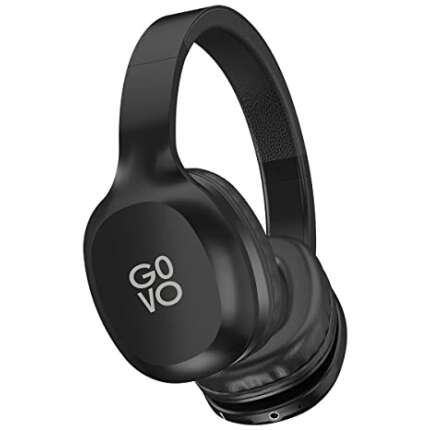 GOVO GOBOLD 410 Bluetooth Wireless On Ear Headphone with Mic, 15H Play Time, 40MM Driver, Bluetooth 5.2, Passive Noise Cancellation