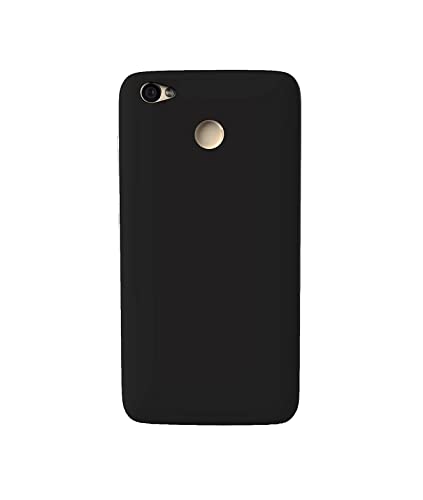 CaseGarrage Mobile Back Cover Case for Redmi Y1 (Silicone Case|CameraProtection|Black HC2009)