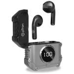pTron Bassbuds Revv Wireless in Ear Earbuds with Mic, ENC for Best Calling, 50ms Low Latency, 13mm Driver, Punchy Bass, BT5.3, Touch Control, Type-C Fast Charging, Up to 28Hrs Playtime & IPX4 (Black)