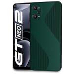 CellKraft Back Cover for Realme GT Neo 2 (TPU | Flexible | Shockproof | Silicon) (Green)