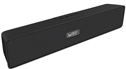 UBON Cool Bass Sp-70 Bluetooth Wireless Speaker 10W, Bluetooth 5.0, Tf Card, Aux Mode, in Built Fm, USB Support Powerful 2400 mAh Battery, Crystal Clear Audio, Bluetooth Speaker, Speaker (Black)