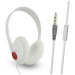 UBON Wired Headphone, GHP-333 Extreme Beats Series, On Ear Wired Headset with High Bass, HD Sound, 40mm Dynamic Driver, Inbuilt Mic for Calling, Compatible with Smartphones, Laptops & Tablets (White)