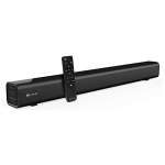 Amkette AMP Audacity HDMI Digital Soundbar with Bluetooth, 40W Output, Remote Control and Optical/HDMI ARC/Aux/USB Inputs, Perfect for Mid/Small-Sized Rooms (Black)