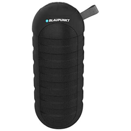 Blaupunkt BT10 Portable Wireless Bluetooth Speaker with LED Flashlight & SOS Function I 1200mAh Rechargeable Battery I Built-in Mic/TF/FM for Hiking,Camping, Bikers