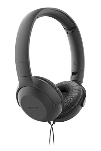Philips Audio Upbeat Tauh201 Wired On Ear Headphones With Mic (Black)