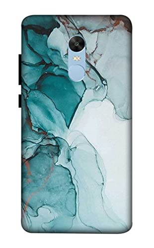 NDCOM Blue Green Marble Printed Hard Mobile Back Cover Case for Redmi Note 4