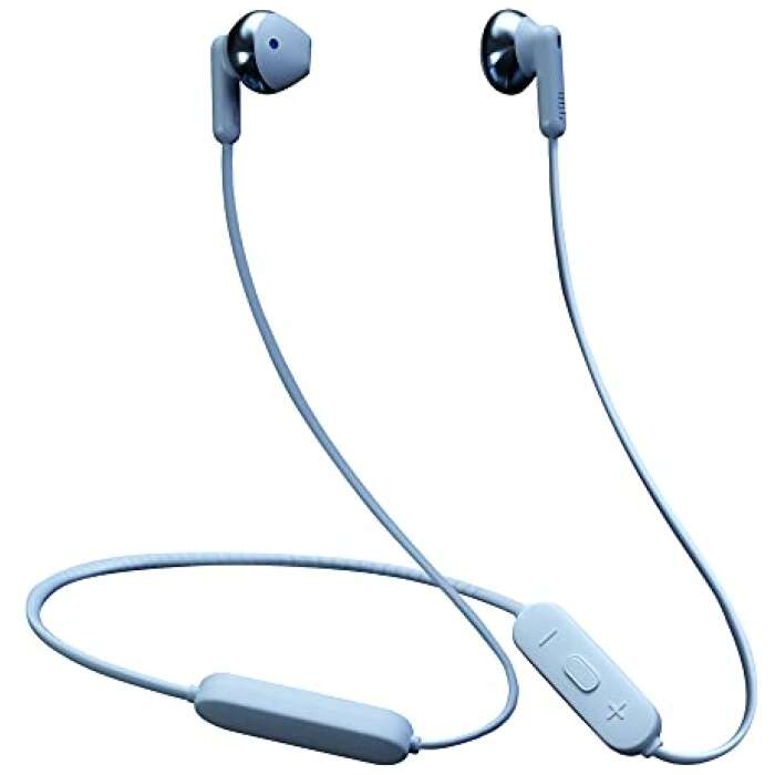JBL Tune 215BT, 16 Hrs Playtime with Quick Charge, in Ear Bluetooth Wireless Earphones with Mic, 12.5mm Premium Earbuds with Pure Bass, BT 5.0, Dual Pairing, Type C & Voice Assistant Support (Blue)