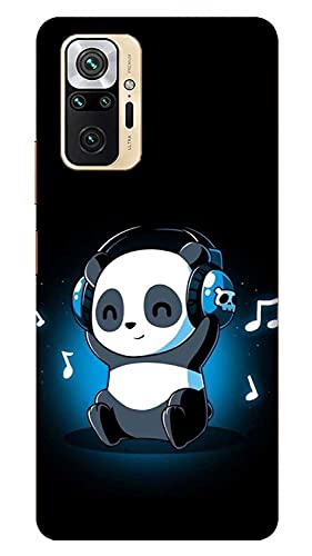 NDCOM Cute Music Cartoon Printed Hard Mobile Back Cover Case for Redmi Note 10 Pro Max