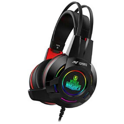 Ant Esports World Of Warships Edition H550W Wired Over Ear Headphones With Mic (Black)