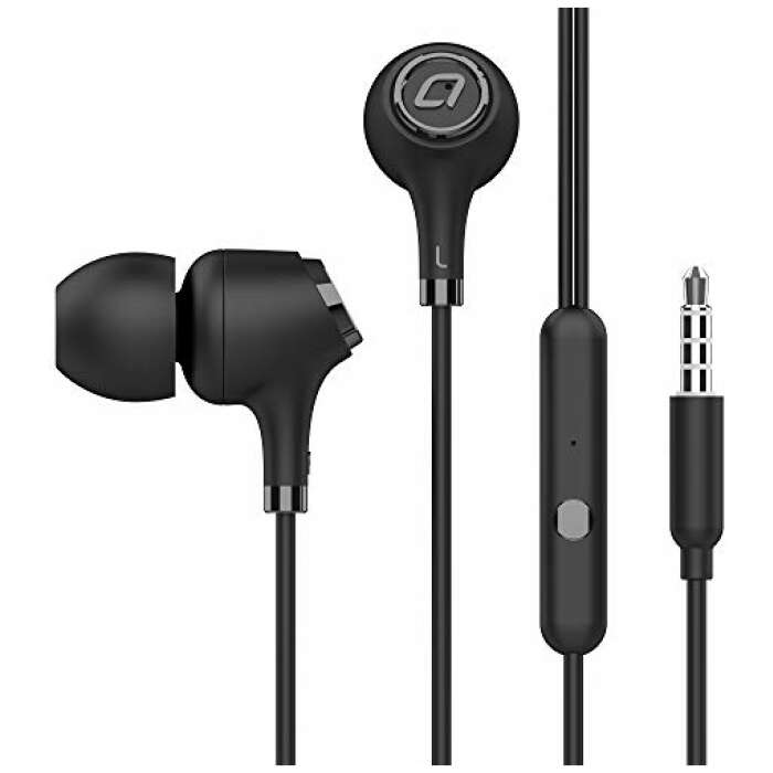Artis E500M in-Ear Headphones with Mic (Black)