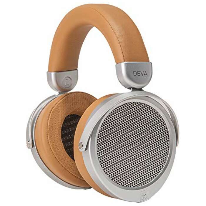 Hifiman Deva Wired Over Ear Headphones Without Mic (Brown/Beige)