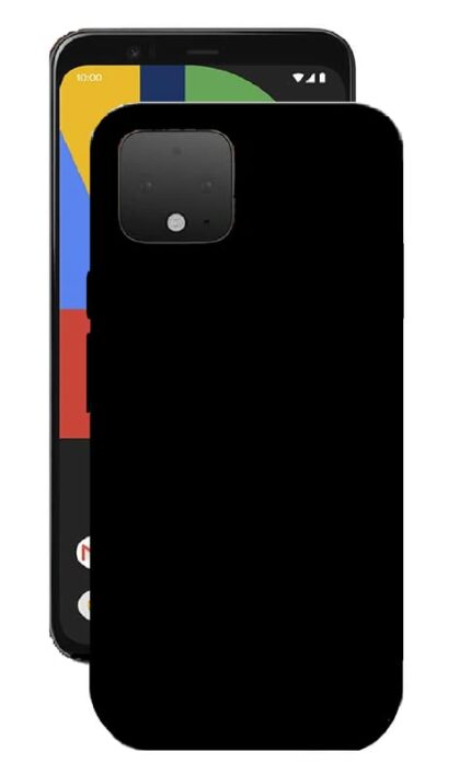 LazyLion Back Cover Case for Google Pixel 4, Silicone Shockproof Phone Case, Ultra Safety with Soft Feel (Pack of 1)