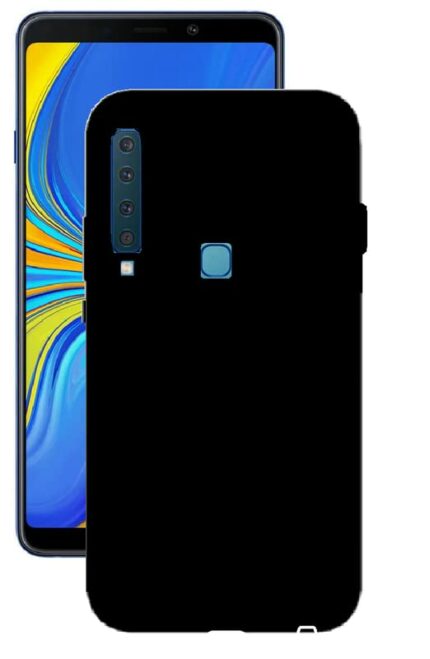 LazyLion Back Cover Case for Samsung Galaxy A9 (2018), Silicone Shockproof Phone Case, Ultra Safety with Soft Feel (Pack of 1)
