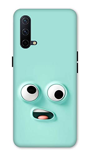 NDCOM Funny Cartoons Face Printed Hard Mobile Back Cover Case for OnePlus Nord CE 5G