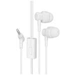 UBON Wired Earphone GP-321 OG Series in-Ear Wired Headphones with Mic, 3.5 mm Audio Jack, 1-Meter Tangle-Free Cable, 10mm Dynamic Driver, Hi-Fi Audio & Deep Bass (White)